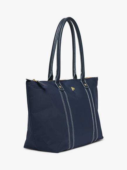 Superdry SDCo Nylon Tote Bag, Eclipse Navy - view 2, Eclipse Navy