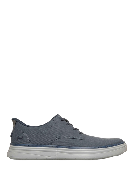 Skechers Hyland Justino Slip-On Trainers, Navy