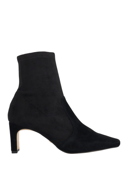 Dune London Olexa Suede Block Heel Ankle Boots, Black