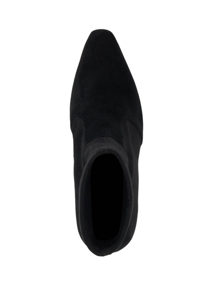 Dune London Olexa Suede Block Heel Ankle Boots - view 2, Black