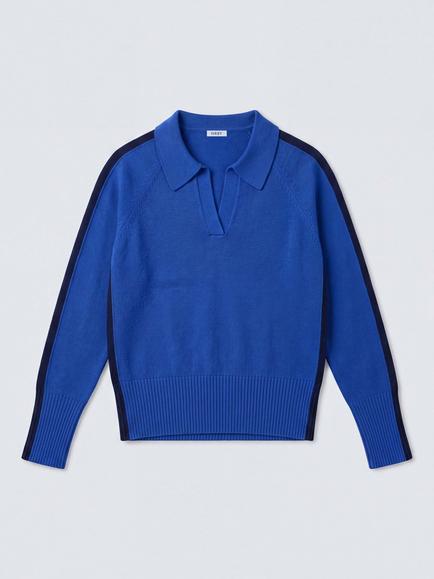 NRBY Myra Side Stripe Jumper - view 2, Cobalt/Bright Navy