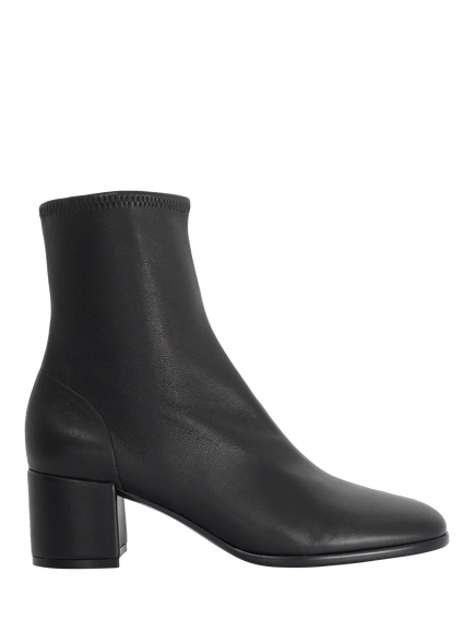 Dune London Pyro Leather Ankle Boots, Black