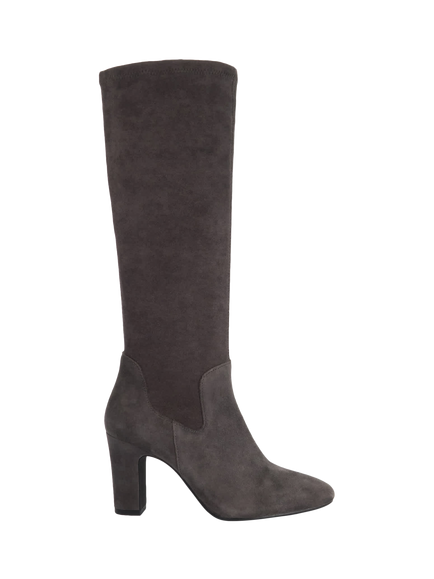 Dune London Simple Knee High Boots, Dark Grey, Dark Grey