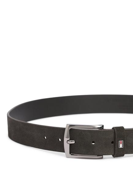 Tommy Hilfiger Denton Suede Belt, Black - view 2, Black