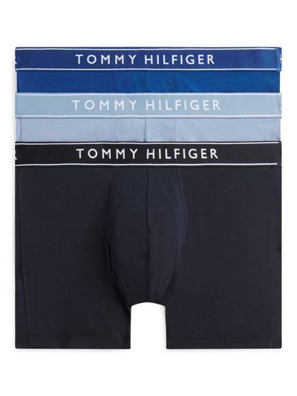 Tommy Hilfiger Essential Cotton Blend Boxer Briefs, Pack of 3, Multi, Multi