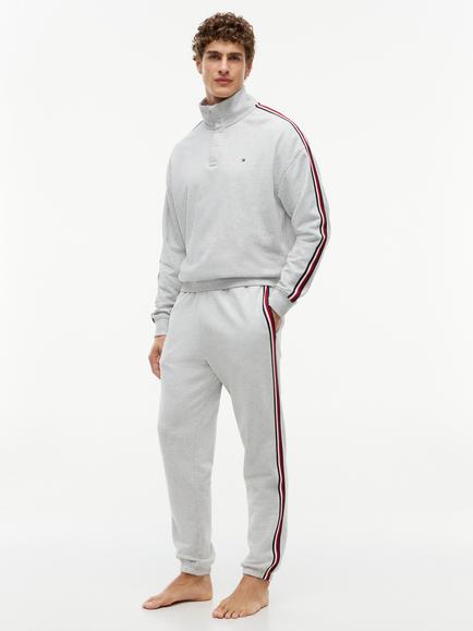 Tommy Hilfiger Global Stripe Cotton Joggers, Light Grey - view 2, Light Grey