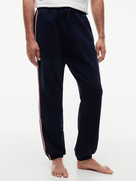 Tommy Hilfiger Global Stripe Cotton Joggers, Navy, Navy