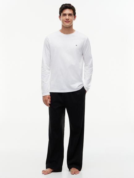Tommy Hilfiger Signature Cotton Pyjama Set, White, White