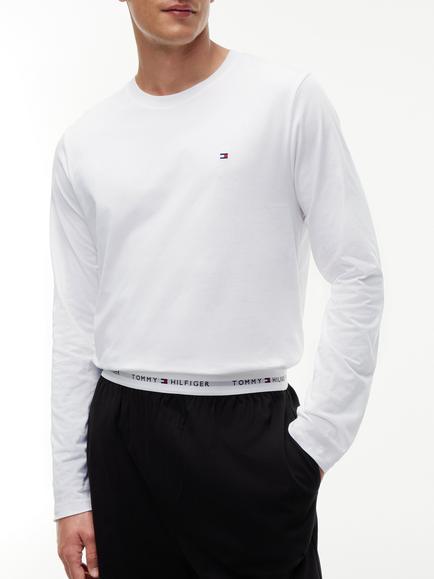 Tommy Hilfiger Signature Cotton Pyjama Set, White - view 2, White