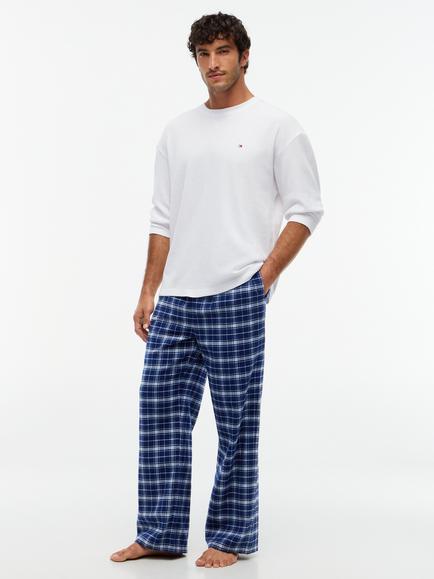 Tommy Hilfiger Original Waffle Knit Crew Neck Pyjama Set, Multi, Multi