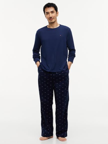 Tommy Hilfiger Signature Cotton Pyjama Set, Multi, Multi