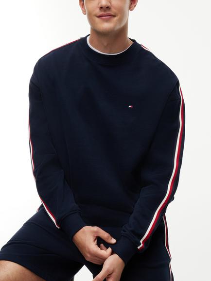 Tommy Hilfiger Global Stripe Cotton Top, Navy - view 2, Navy