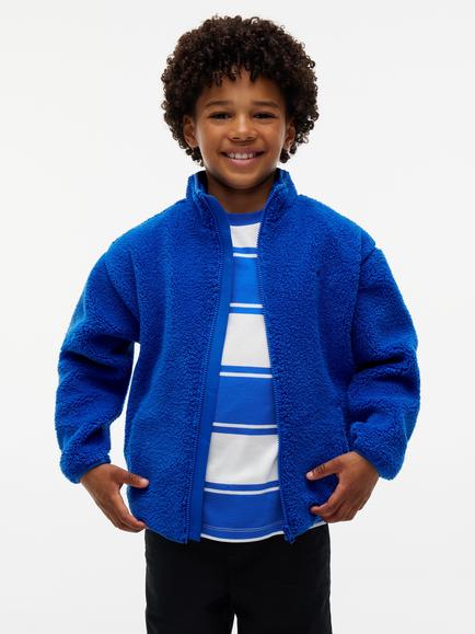 Tommy Hilfiger Kids' Flag Heritage Crew Neck Sweatshirt, Emerald, Blue