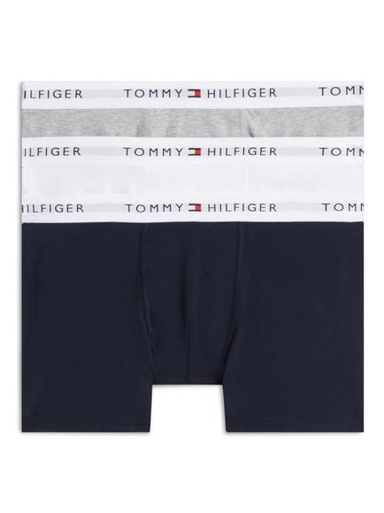 Tommy Hilfiger Kids' Cotton Trunks, Pack of 3, Multi, Multi