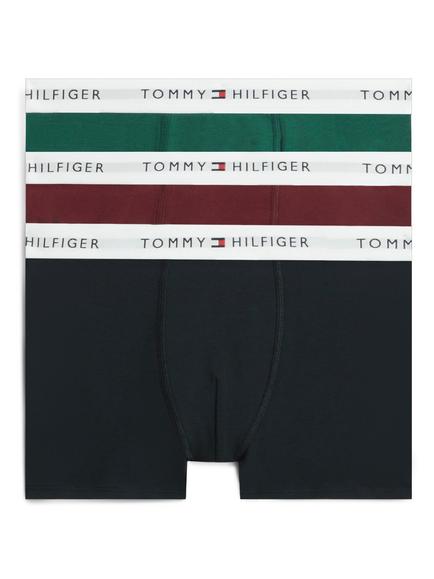Tommy Hilfiger Kids' Cotton Trunks, Pack of 3, Multi, Multi