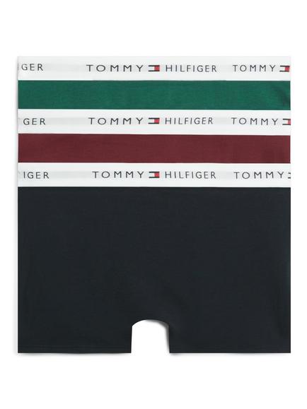 Tommy Hilfiger Kids' Cotton Trunks, Pack of 3, Multi - view 2, Multi
