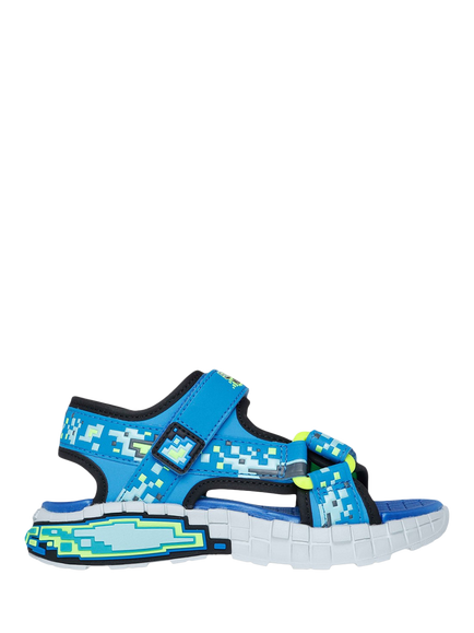 Skechers Kids' Mega Splash 4K Sandals, Blue, Blue
