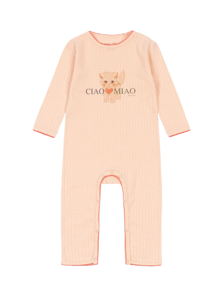 Konges Sløjd Baby Minnie Sleepsuit, Pale Blush, Pale Blush