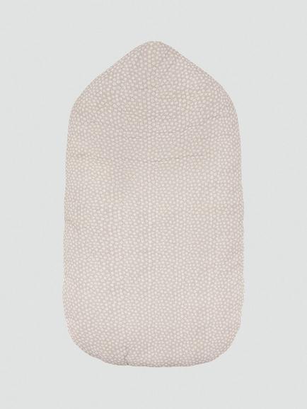 Mango Baby Hooded Quilted Sleepsuit, Taupe - view 2, Taupe