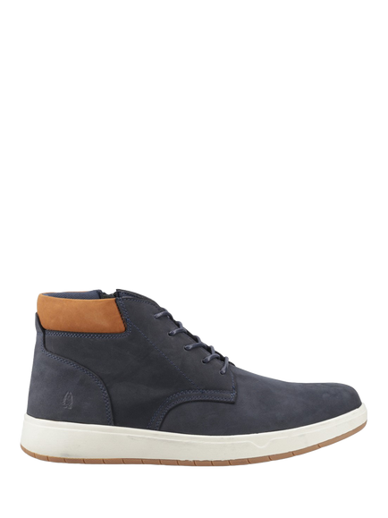 Hush Puppies Bronko Leather Chukka Boots, Navy