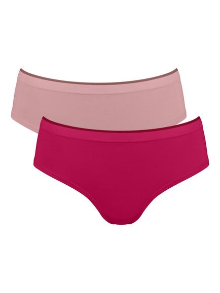 sloggi GO Sense Hipster Knickers, Pack of 2, Pink/Multi, Pink/Multi
