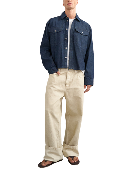 Topman Denim Overshirt, Raw, Raw