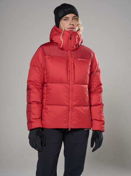 Montane Glacium Hooded Down Jacket, Adrenaline Red, Adrenaline Red