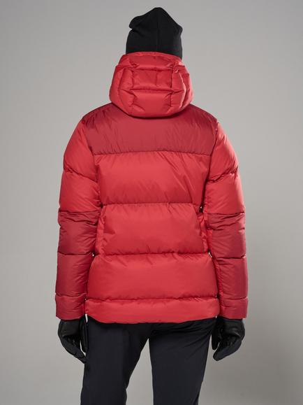 Montane Glacium Hooded Down Jacket, Adrenaline Red - view 2, Adrenaline Red