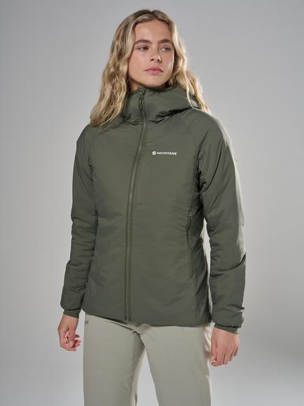 Montane Women's Sirocco XT Hoodie, Moss