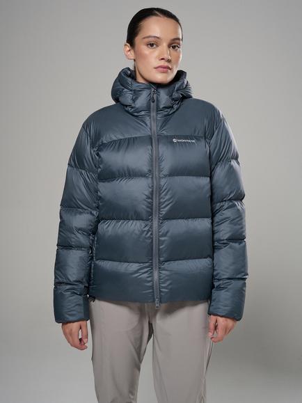 Montane Women's Thaw Hoodie Puffer Jacket, Dark Sky, Dark Sky