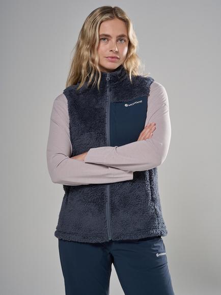 Montane Women's Caldus 2 XT Fleece Vest, Dark Sky, Dark Sky