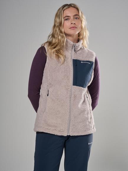 Montane Women's Caldus 2 XT Fleece Vest, Oyster, Oyster