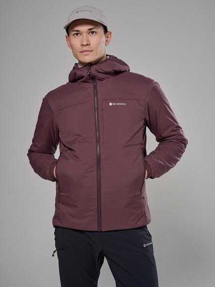 Montane Sirocco XT Hooded Insulated Jacket, Dark Garnet, Dark Garnet