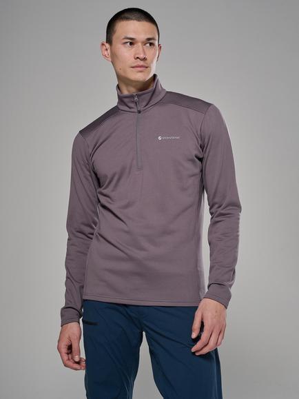 Montane Protium Lightweight Breathable Half Zip Pull On, Dusk