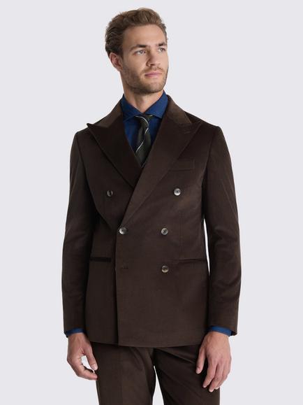 Moss Tailored Fit Corduroy Suit Jacket, Dark Brown, Dark Brown