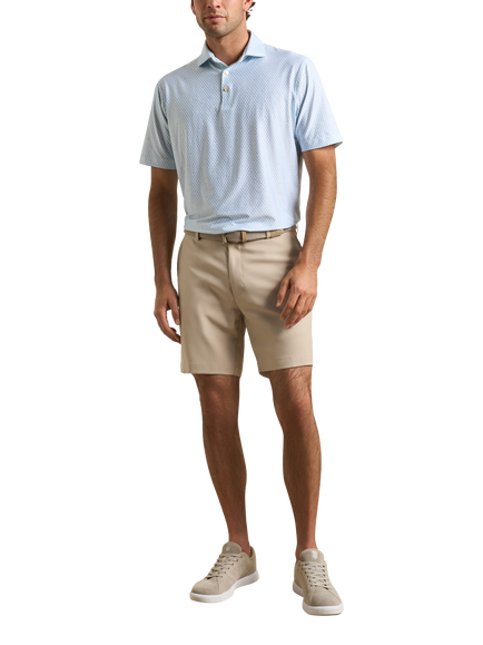 Peter Millar Golf Twill Shorts, Khaki