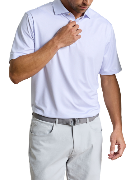 Peter Millar Golf Comfort Jersey Polo Shirt, Garden Violet, Garden Violet