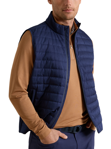 Peter Millar Golf Insulated Gilet, Navy, Navy