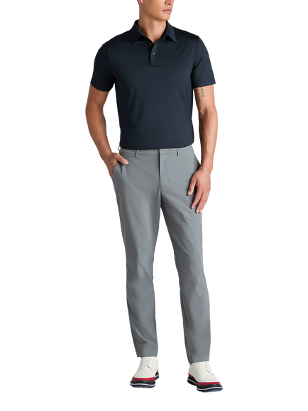 G/FORE Solid Tech Jersey Polo Shirt, Onyx, Onyx