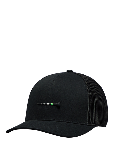 G/FORE Silicone Tee Trucker Hat, Onyx, Onyx