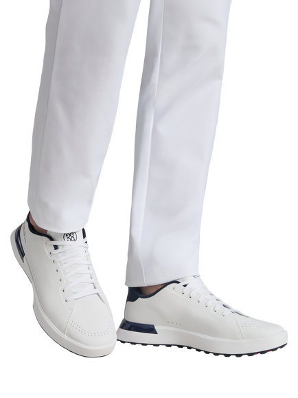 G/FORE G.112 Wide Fit Golf Shoes, Snow/Twilight - view 2, Snow/Twilight