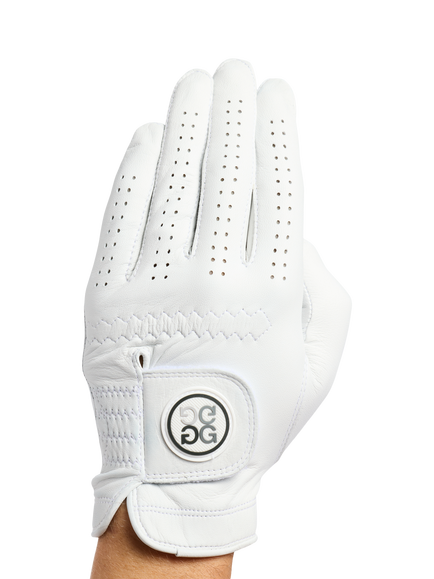 G/FORE Signature Golf Glove, Left Hand, Snow, Snow