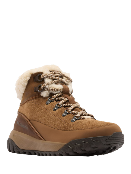 Columbia Burnsider Cosy Suede Waterproof Ankle Boots, Nutmeg - view 2, Nutmeg