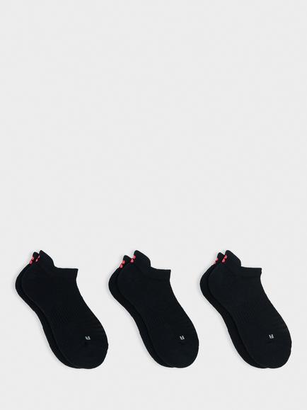 Sweaty Betty Workout Trainer Socks, Pack of 3, Black