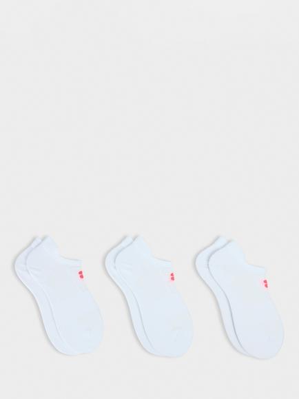 Sweaty Betty Lightweight Trainer Socks, Pack of 3 Pairs, White