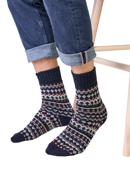 totes Men's Wool Blend Thermal Boot Socks, Pack of 2 - view 2, Multi