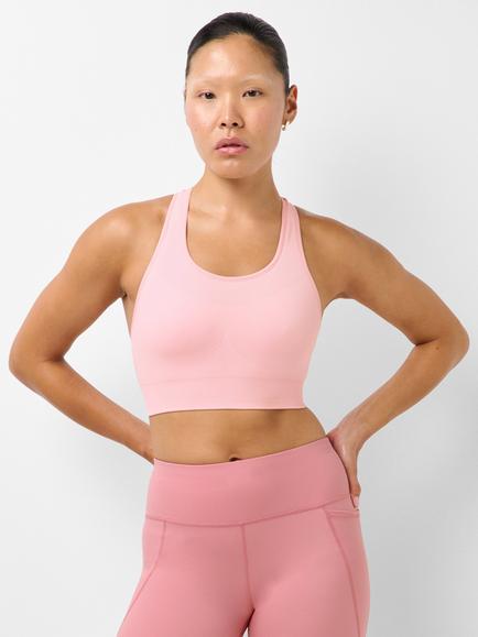 Sweaty Betty Stamina Seamless Medium Impact Sports Bra, Deco Pink, Deco Pink