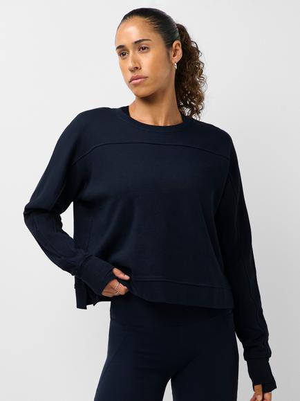 Sweaty Betty Sweatshirt, Blue Mid, Blue Mid
