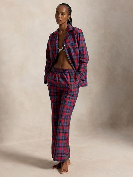 Ralph Lauren Trail Tartan Pyjama Bottoms, Multi, Multi