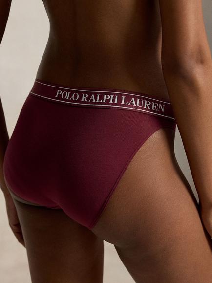 Ralph Lauren Essential Bikini Knickers, Zinfandel - view 2, Zinfandel